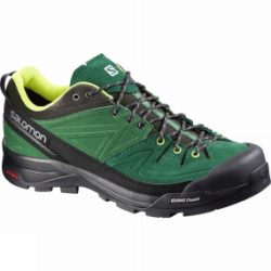 Salomon Mens X Alp LTR Shoe Athletic Green X / Evergreen